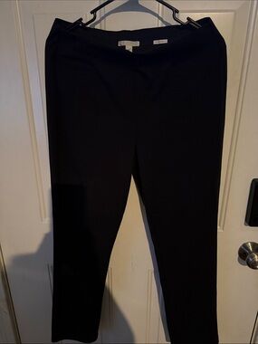 Dana Buchman Black Straight-Leg Ponte Pants